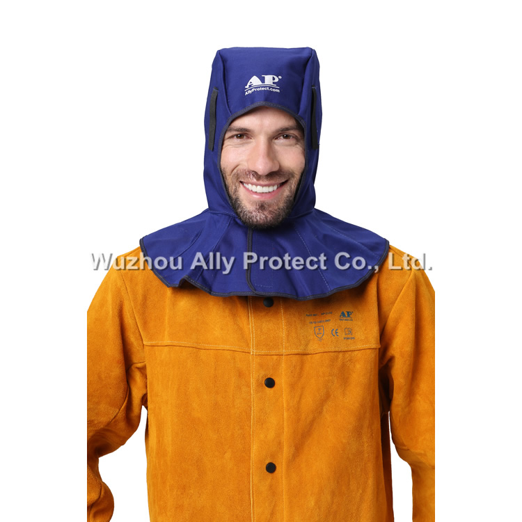 AP-6680 Blue Flame Retardant Full Protective Hood